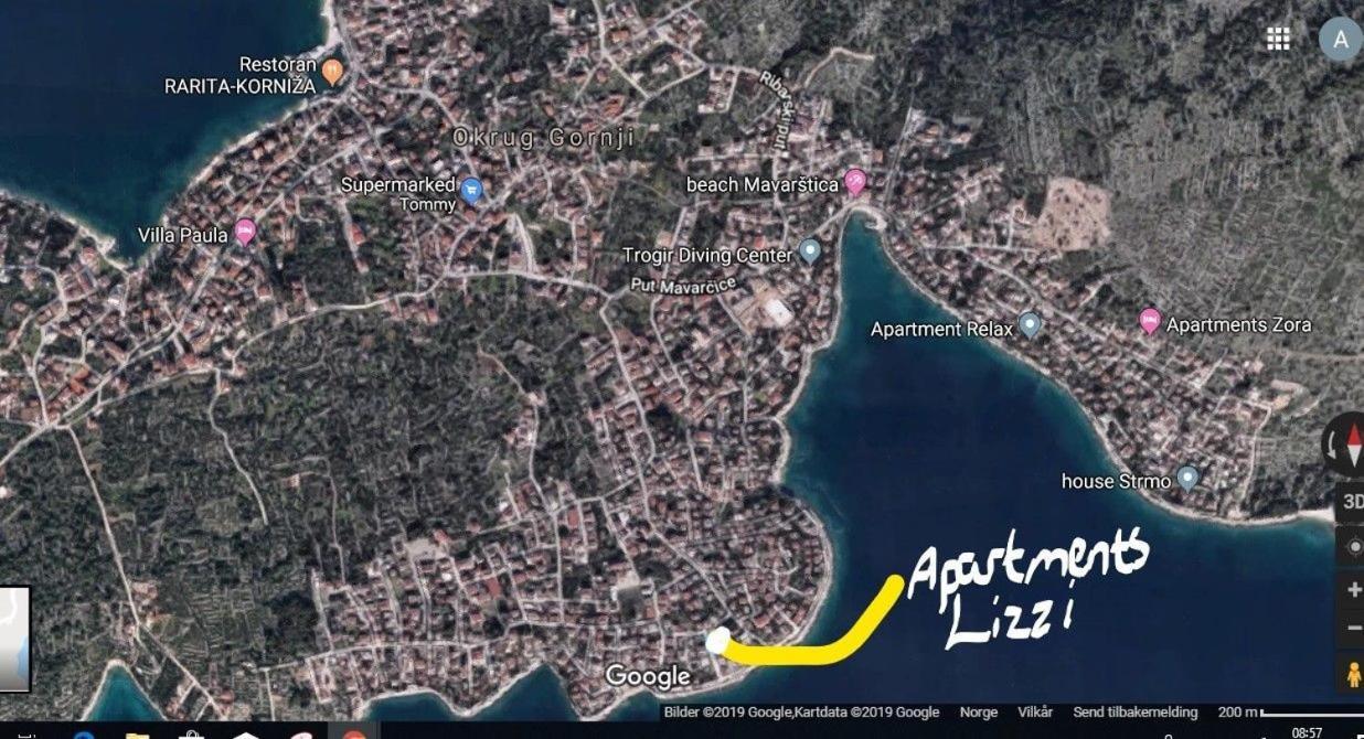 Apartment Lizzi. Trogir Exteriör bild