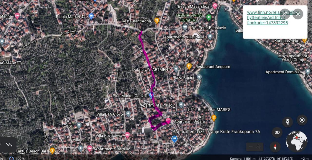 Apartment Lizzi. Trogir Exteriör bild
